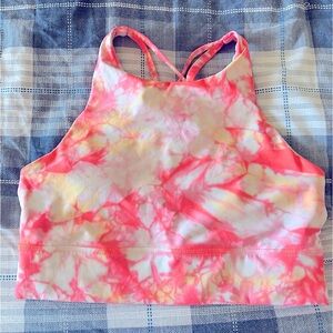 Lululemon Energy Bra High Neck Long Line Size 10